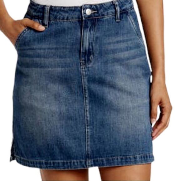GIBSONLOOK Positano Denim Skirt  - Picture 1 of 7